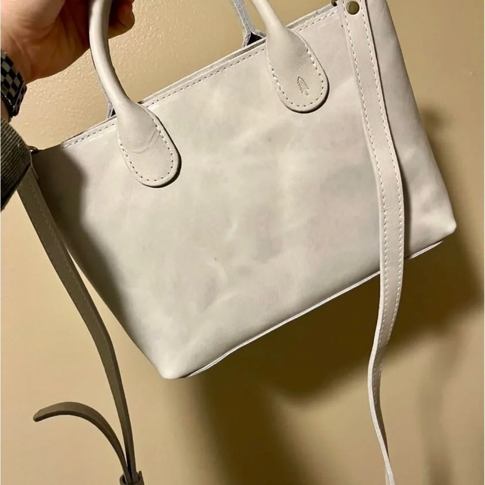 Portland Leather Rain Drop Tote - Picture 2 of 3